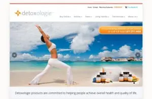 Detoxologie site design & seo