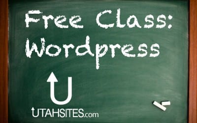 WordPress Web Design Class on December 12th